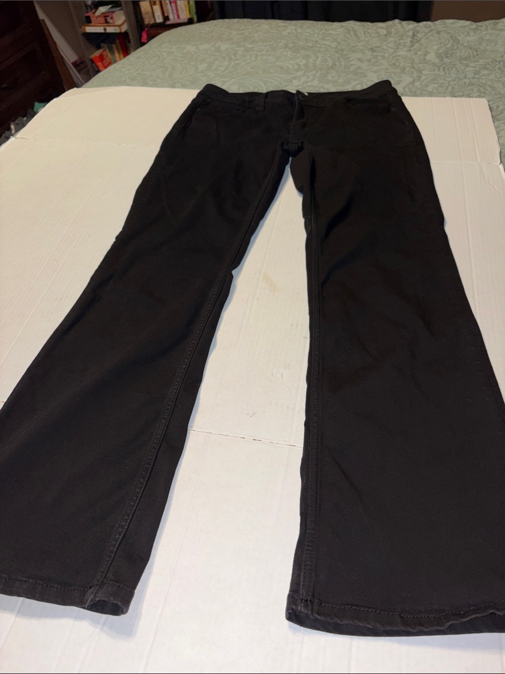 BKE Payton universal fit mid-rise bootcut black jeans size 29 x 31 1/2